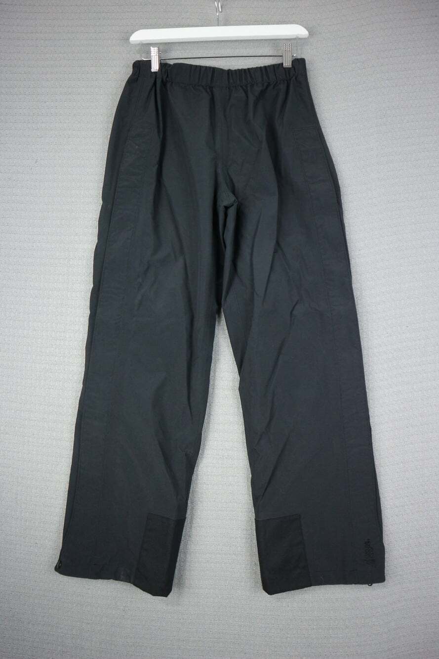 Mountain Equipment Co-Op MEC Black Gore-Tex Waterproof Rain Pants Size Small